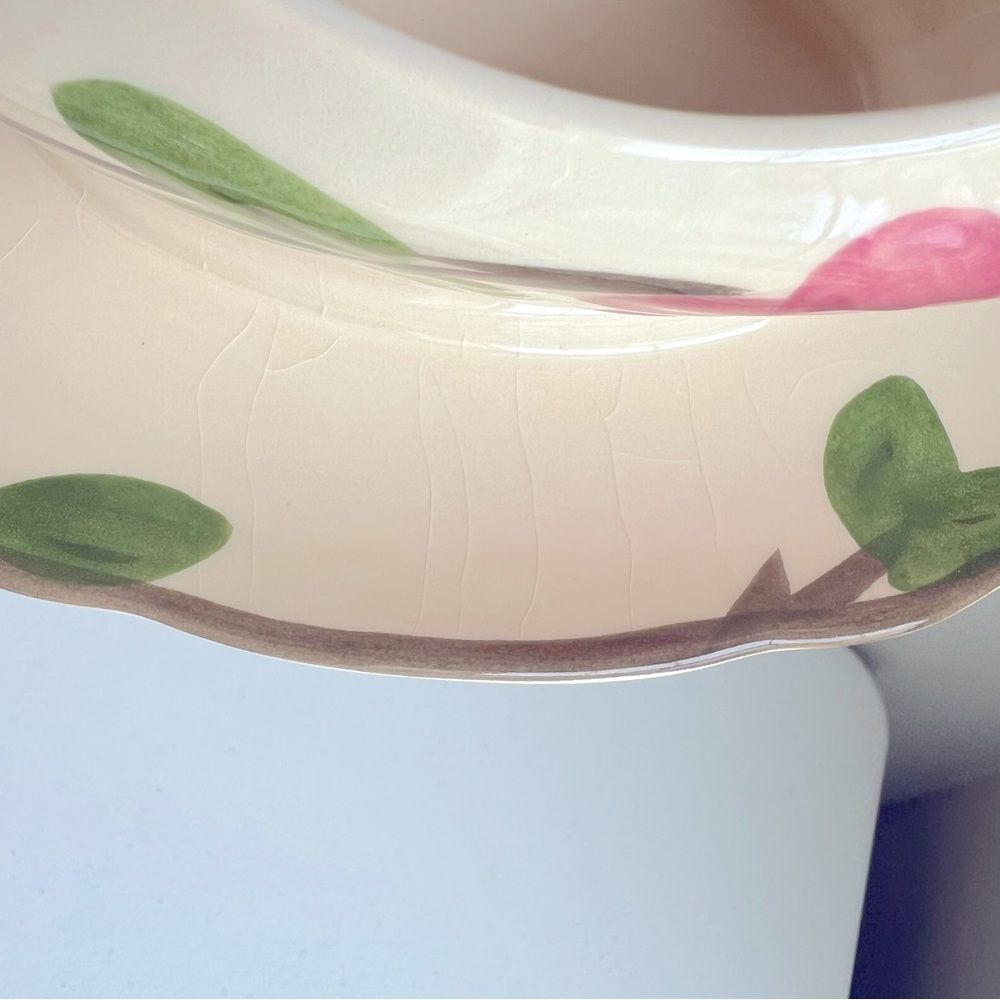 Franciscan 1940’s Desert Rose 8" x 3" Gravy Bowl Made in England - Picture 8 of 8